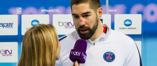 BeIN SPORTS interview with Nikola Karabatic during Handball League Cup.