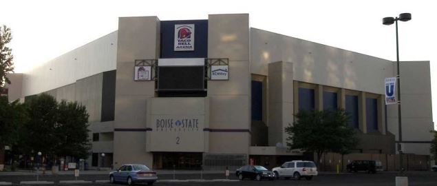Taco Bell Arena located in Boise, Idaho. Home of the Boise State Broncos.