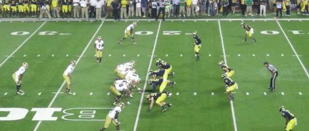 Notre Dame vs Michigan in Ann Arbor, MI on September 7, 2013