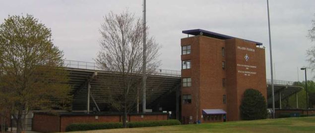Football stadium at Furman University.