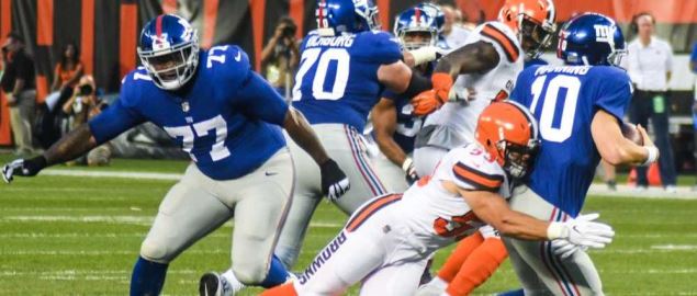 The New York Giants take on the Cleveland Browns.