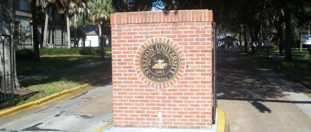 Stetson University entrance.