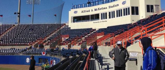 Florida's McKethan Stadium Pressbox.