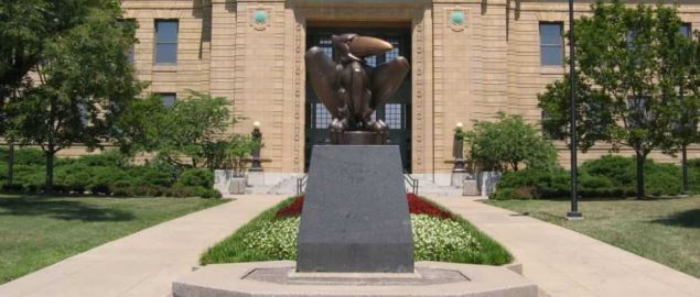 Strong Hall, the University of Kansas, Lawrence, Kansas.