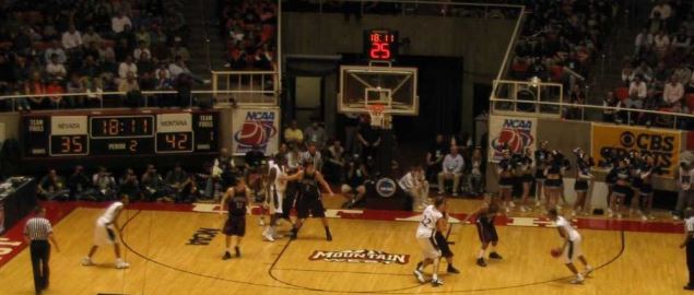 Nevada Wolf Pack vs. Montana Grizzlies, First Round of NCAA Tournament in 2006.
