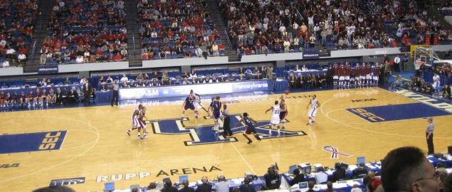 The University of Pennsylvania vs. Texas A&M in the first round of the NCAA Tournament.